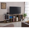 66.46" Durandyl Contemporary Bookcase Honey Walnut - HOMES: Inside + Out: Vertical Storage, 7 Fixed Shelves - 2 of 4
