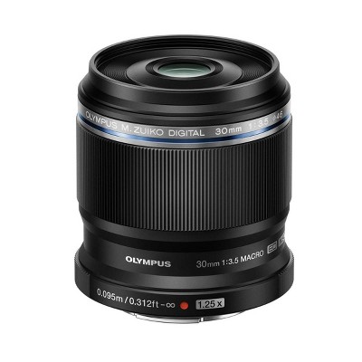Olympus M Zuiko Digital Ed 30mm F 3 5 Macro Lens For Micro Four Thirds System Black Target