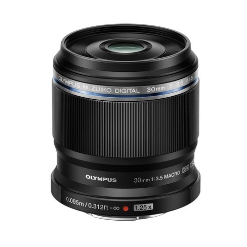 Olympus M Zuiko Digital Ed 30mm F 3 5 Macro Lens For Micro Four Thirds System Black Target
