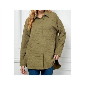 Women's Now And Then Quilted Shacket - SEE AND BE SEEN - 1 of 3