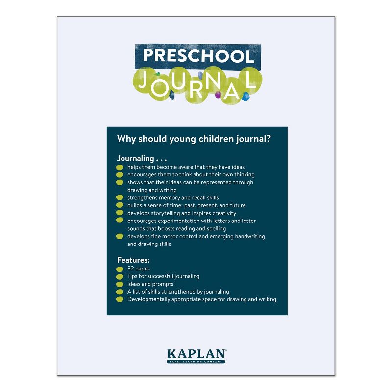 Kaplan Early Learning Preschool Journals - Set of 10, 4 of 5