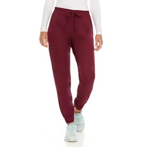 Medichic Women's Seven Pocket Cargo Scrub Pants Joggers with 4-Way Stretch - 1 of 4