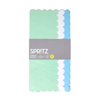 20ct Gray/off White Pearlized Banded Tissue - Spritz™ : Target