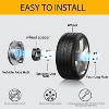 Wheel Spacers, 4x4 Wheel Spacers - 2 PCS 1'' Thick 6061-T6 Aluminum for EZ GO, Club Car (4x4, 66mm Bore, M12¡Á1.5 Studs) - 4 of 4