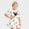 Toddler Girls' 2pc Disney Minnie Mouse Short Sleeve Top and Skort Set - Ivory - 3 of 4