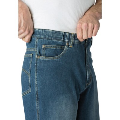 KingSize Expandable Waist Relaxed Fit Jeans