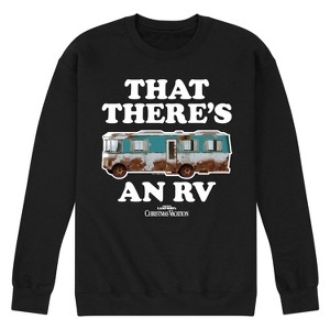 Men's - National Lampoon - Christmas Vacation There's An RV Graphic Fleece Sweatshirt - 1 of 4