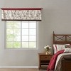 Embroidered Window Valance Blue 50x18" - 2 of 4