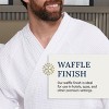 Ben Kaufman Velour Bathrobes - 100% Cotton Shawl Collar Spa Robes - Waffle Style - Plain, Pack of 1 - 4 of 4