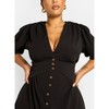 Rebdolls Women's Nila Button Detail Skater Midi Dress - 3 of 4