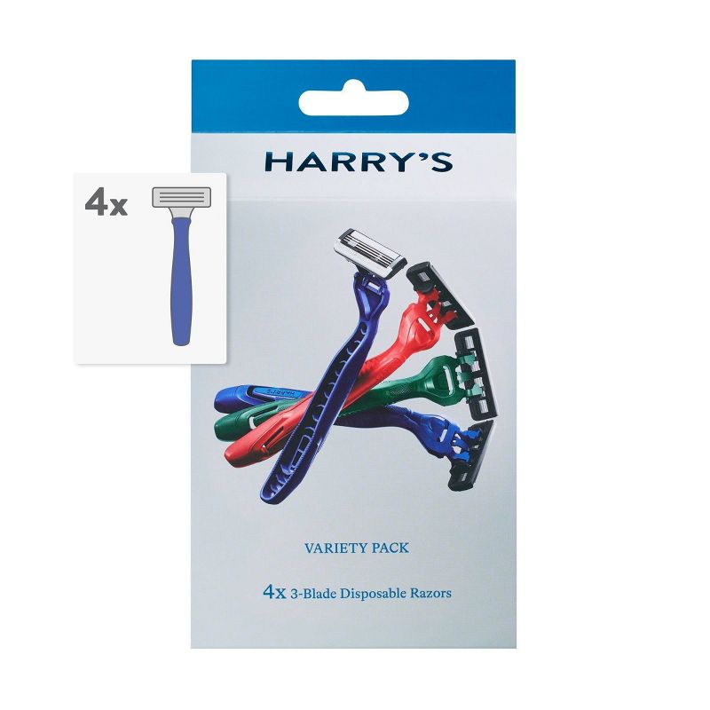 Harry&#39;s Men&#39;s Disposable 3-Blade Razors - 4ct, 1 of 7