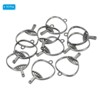 Unique Bargains DIY Crafts Earrings Necklace Bracelet Making Alloy Open Back Fan Bezel Pendants 10 Pcs - 3 of 4