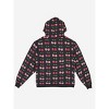 Kuromi Skulls & Cherries Long Sleeve Black Unisex Adult Hooded Sweatshirt - 2 of 4