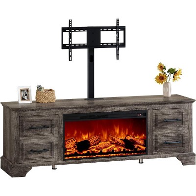 AMERLIFE 70" Fireplace TV Stand with Mount