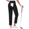 Women's Golf Pants with Pockets Lightweight Qucik Dry Casual 7/8 Work Ankle Pants for Women - 3 of 4