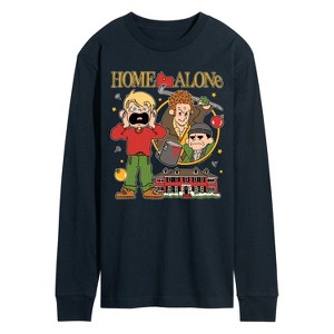 Men's - Home Alone - Collage-Men's Long Sleeve Graphic T-Shirt Long Sleeve Graphic T-Shirt - 1 of 3