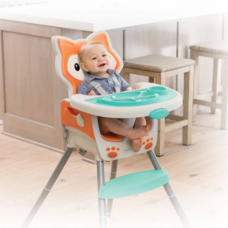Infantino Go Gaga! Grow-with-Me 4-in-1 Convertible HIgh Chair, 5 of 11