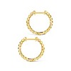 SHINE by Sterling Forever Three Row Bubble Hoop Earrings - 2 of 3