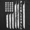 Mens Funny T Shirts Pickleball American Flag Sarcastic Fourth Of July Graphic Novelty Tee for Men - Crazy Dog Men's T Shirt For Fourth Of July - 2 of 4