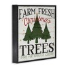 Stupell Industries Farm Fresh Christmas Trees, 12" x 12" - 3 of 4