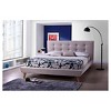 Jonesy Scandinavian Style Mid-Century Fabric Upholstered Platform Bed - Baxton Studio - image 4 of 4