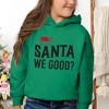 The Juniper Shop Santa We Good Glitter Toddler Graphic Hoodie - 2 of 3