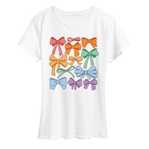Women's - Instant Message - Pride Coquette Bows Short Sleeve Graphic T-Shirt - 1 of 4