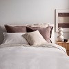 26" x 26" French Linen Euro Pillow with Flange | BOKSER HOME - 3 of 4