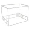 Whisen Full Canopy Floor Bed with Fence & Guardrails - 4 of 4