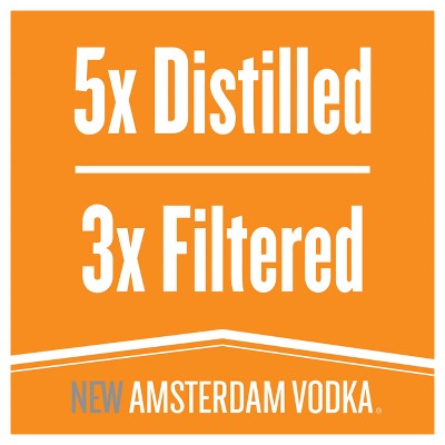 New Amsterdam Peach Flavored Vodka - 50ml Bottle