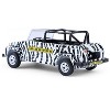 1974 Volkswagen Thing (Type 181) "Safari Adventure" Black and Zebra Stripes "Club Vee-Dub" 1/64 Diecast Model Cars by Greenlight - 3 of 4