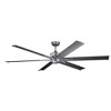 Kichler Lighting Szeplo Patio 1 - Light Ceiling Fan in  Weathered Steel - 2 of 4