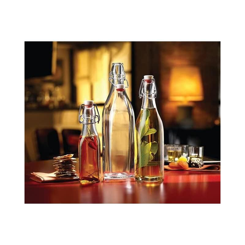 Bormioli Rocco Glass 8.5 Ounce Swing Top Bottle Set of 2, 5 of 7