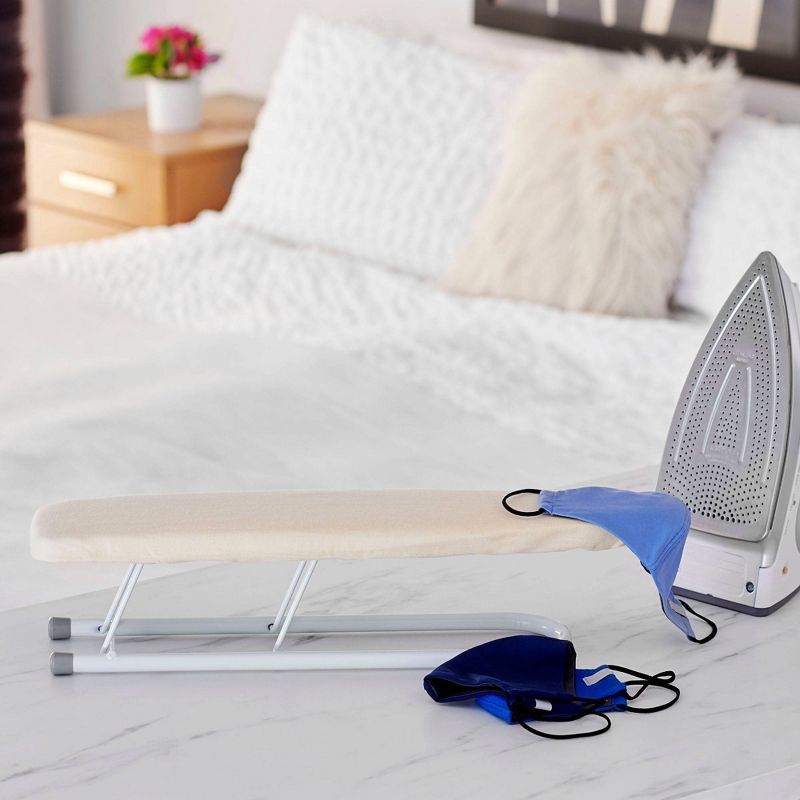 Household Essentials Accessory Sleeve Ironing Board Natural Cotton Cover, 4 of 12