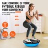VEVOR Half Exercise Ball Trainer, 23 inch Balance Ball Trainer, 660 lbs Capacity Stability Ball, Yoga Ball with Resistance Bands and Pump - 4 of 4
