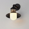 Maxim Lighting Admiralty 1 - Light Wall Light in  Black/Antique Brass - 2 of 3