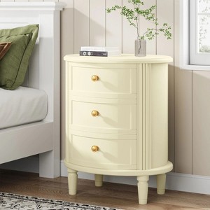 Hommoo Nightstand with 3 Drawers - 1 of 4