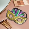 Unique Bargains Halloween Christmas Colorful Sequins Party Mask Purple Green Yellow 1Pc - 4 of 4
