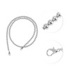Unique Bargains Faux Pearl Handbag Strap Silver Tone 1 Pc - 3 of 4