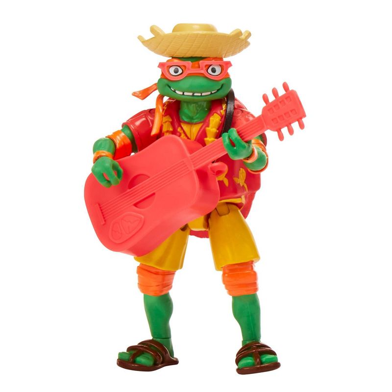 Teenage Mutant Ninja Turtles: Mutant Mayhem Beach Bum Mikey Action Figure, 3 of 9