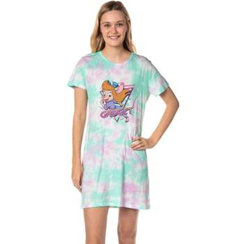 Disney Women's Chip 'n Dale: Rescue Rangers Gadget Nightgown Pajama Shirt Multicolored