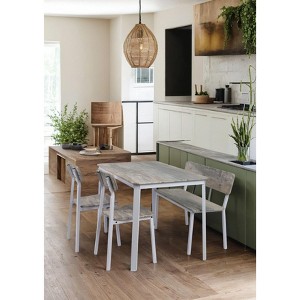 NicBex 4/5-Piece Retro Style Dining Set Dining Table & Chairs for Kitchen,Dining Room,Restaurant,Modern Dinette Set with Metal Frame - 1 of 4