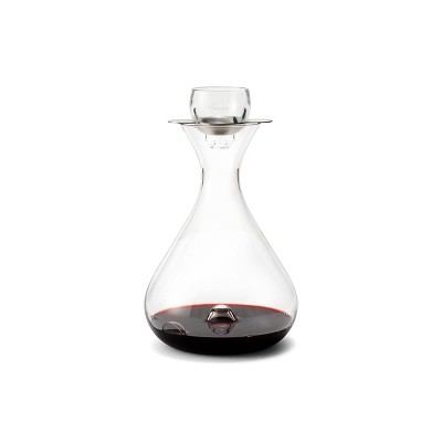 Rabbit Glass and Stainless Steel Wine Aerator with Stand