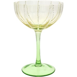 Pavilion Gift Company - Grandma - 10 oz Stemmed Yellow Glass - Drinkware - 1 of 4