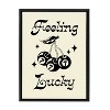Kate & Laurel All Things Decor 18"x24" Feeling Lucky Cherries Framed Canvas by Alli Standefer Black - 2 of 4