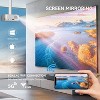 Paaaawaters Mini Projector with Wifi and Bluetooth - Portable Outdoor Movie Projector 1080P Full HD Compatible with HDMI/ Phone/ Tablet - 3 of 4