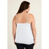 June + Vie by Roaman's Women's Plus Size Lace-Trim Bra Cami - 4 of 4