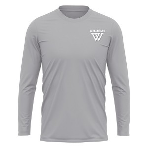 Men's Wellesley College Adult Sport Long Sleeve Left Chest Logo - 1 of 4