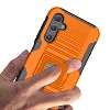 Nakedcellphone Rugged Case with Stand and Belt Clip Holster for Samsung Galaxy A14 5G Phone - 3 of 4