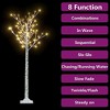 vidaXL 5ft Christmas Tree; Warm White Willow-Style, 156 LED Units; 8 Diverse Lighting Effects - 3 of 4